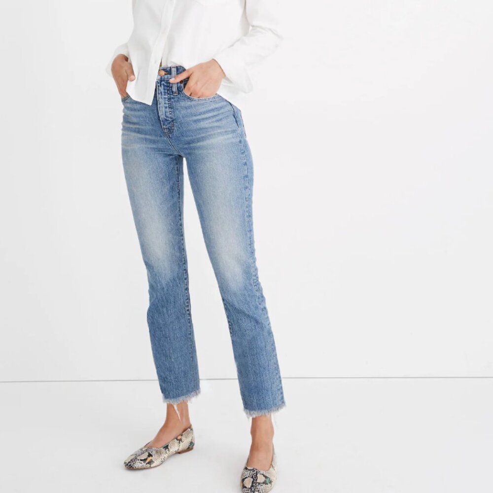 Madewell Jeans: The Perfect Vintage Jean in Ainsworth Wash Size 28